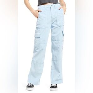 BP Corduroy Cargo Pants Blue Cashmere size 27 wide-ribbed corduroy Nordstrom